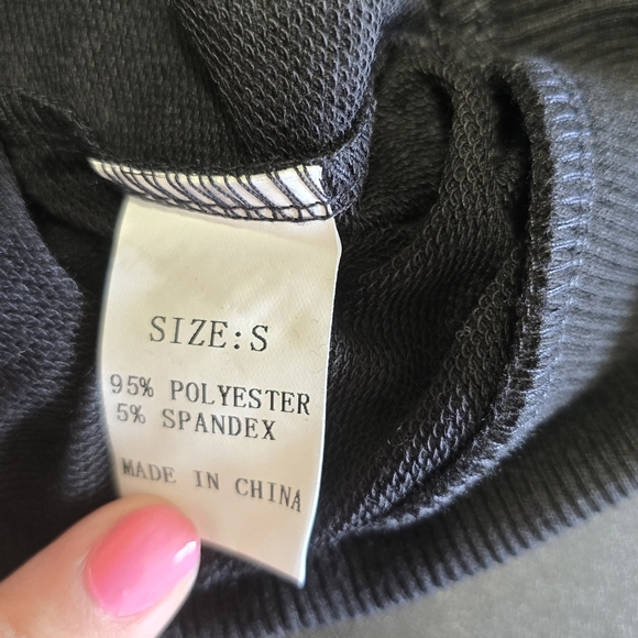 Pumpkin Everything Black and Leopard Print Sweater - Picture 4 of 4